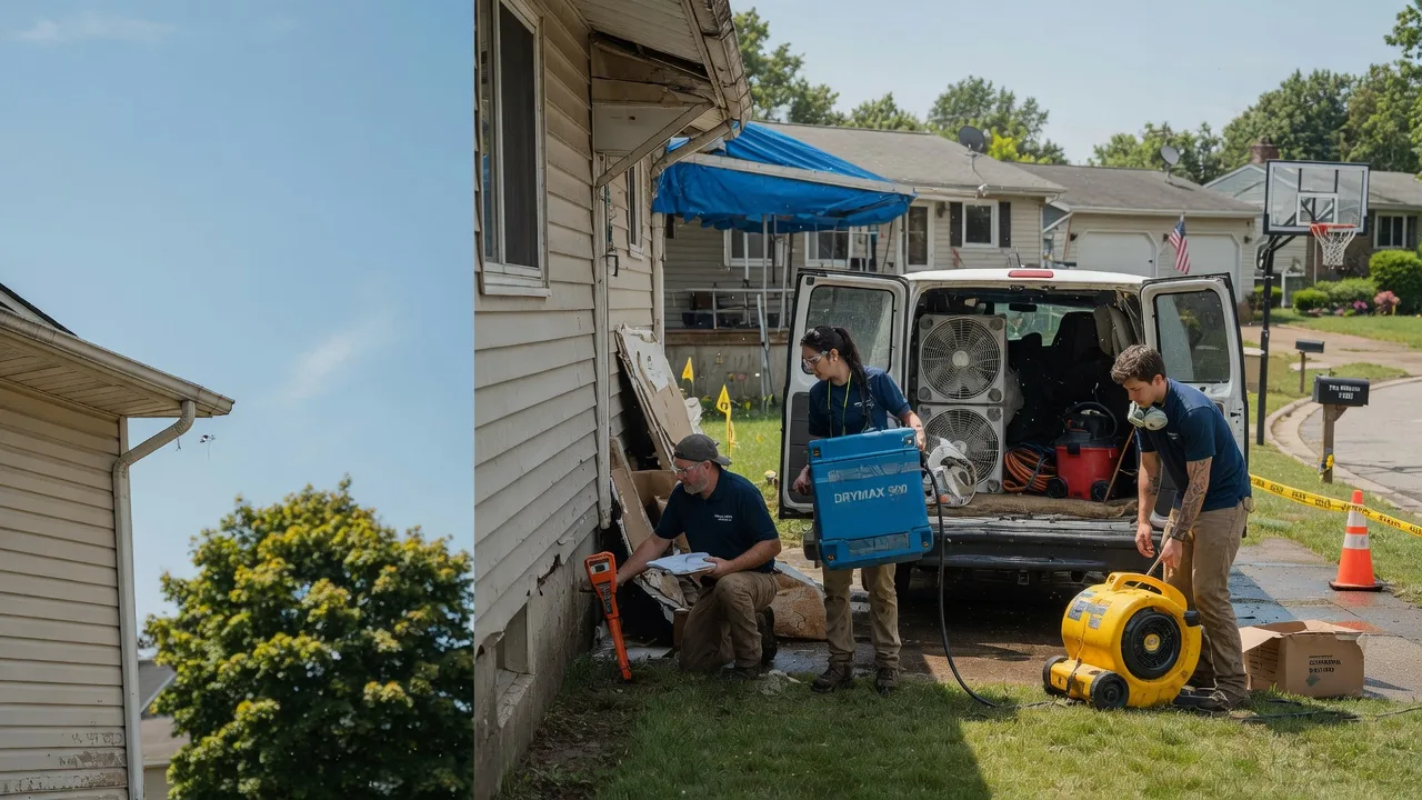 Ceiling Leak Cleanup in Baldwin, MD near me