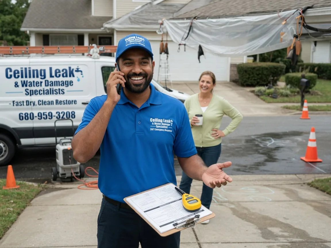 Ceiling Leak Cleanup Baldwin, MD FAQs